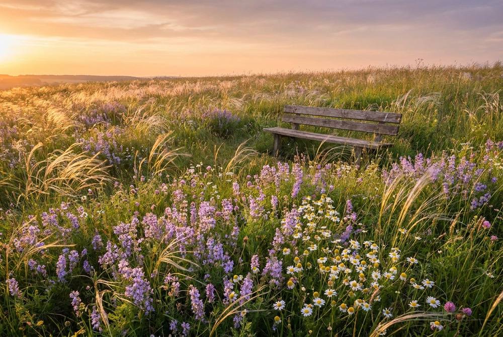 Natural memorial meadow